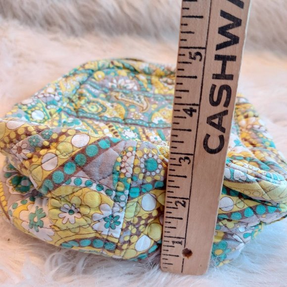 Vera Bradley Green Yellow Flora Insulated Lunch Bag - Picture 7 of 7